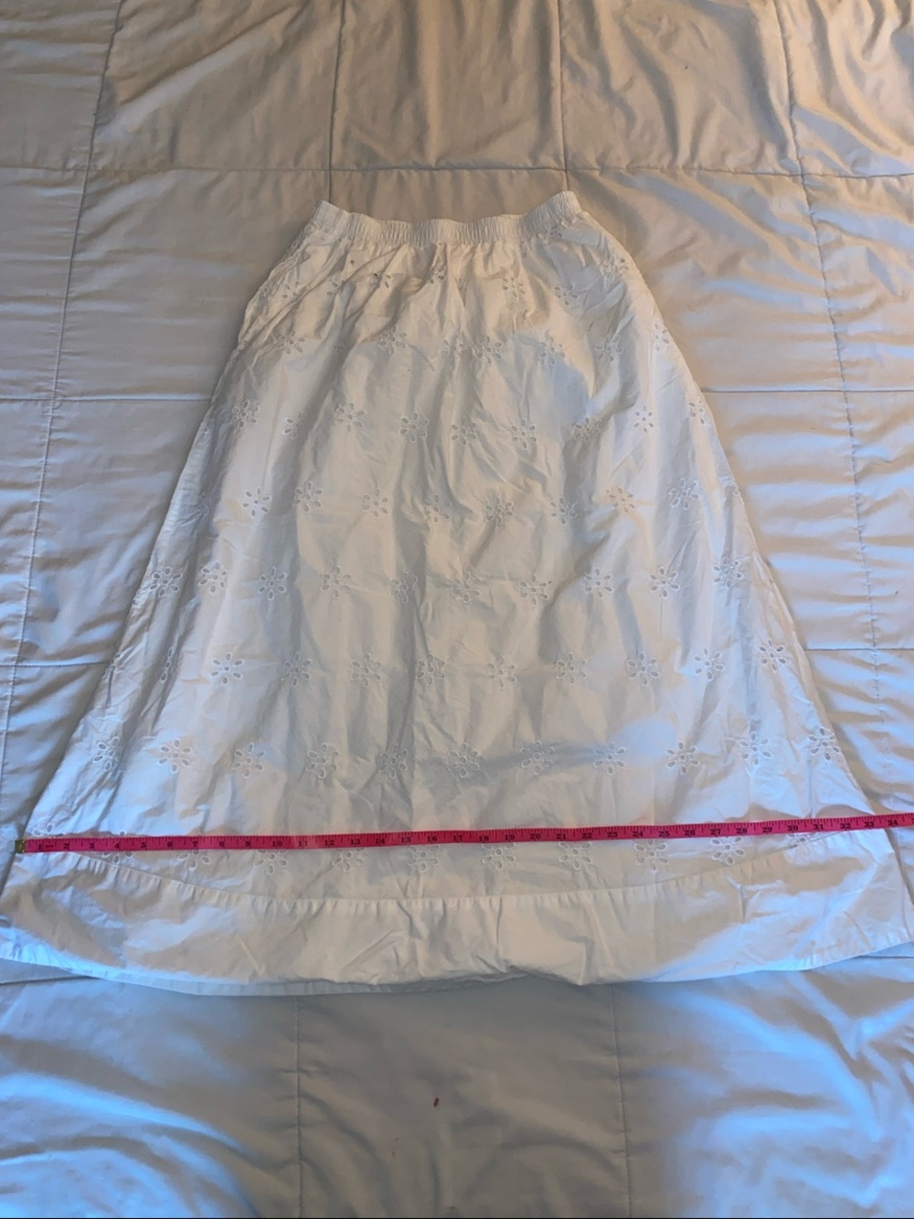 a new day White Eyelet Maxi Skirt - Picture 9 of 12